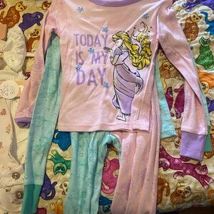 Disney Kids Pajamas - Purple and Aqua